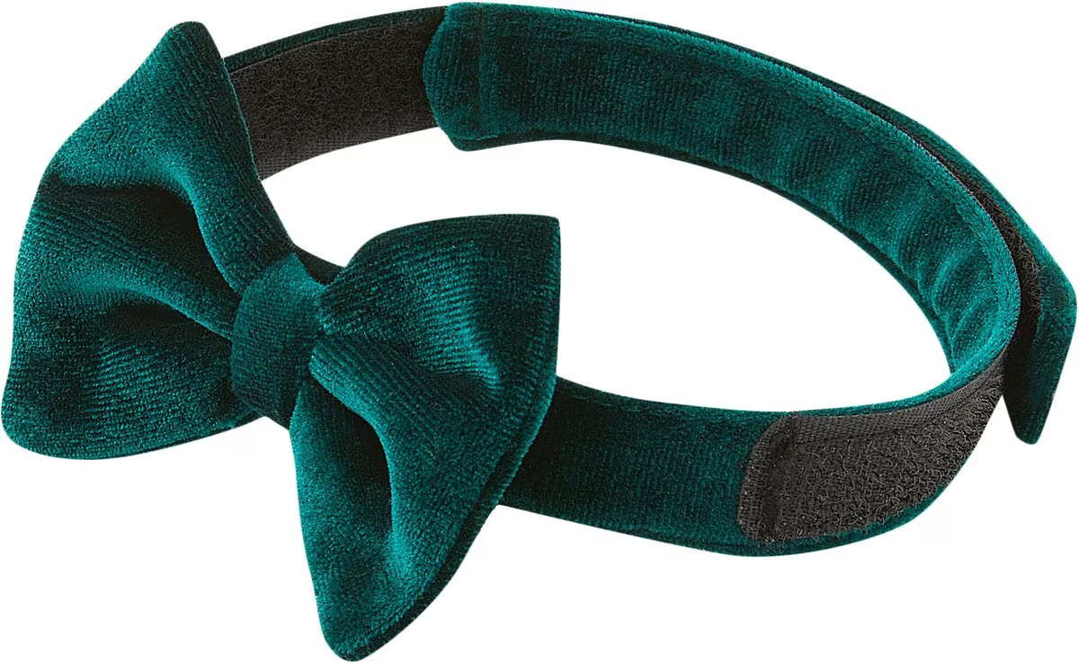 Frisco Green Velvet Dog & Cat Bow Tie