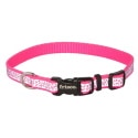 Frisco Patterned Polyester Reflective Dog Collar