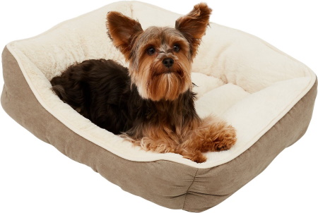 Frisco Rectangular Bolster Cat & Dog Bed