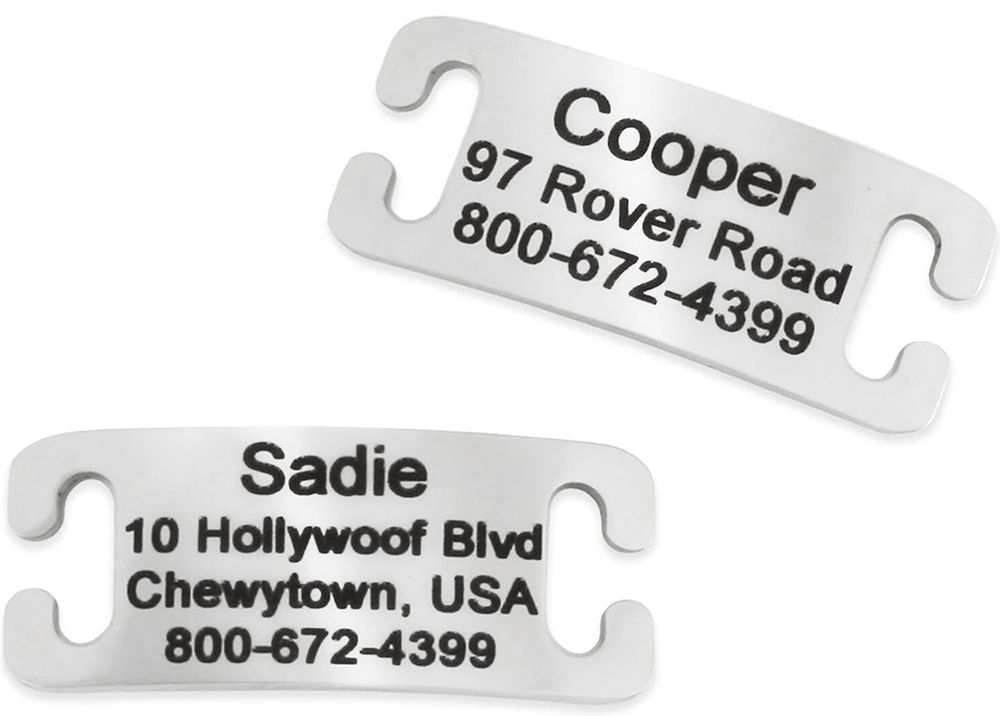 Frisco Stainless Steel Slide-On Personalized Dog Tag