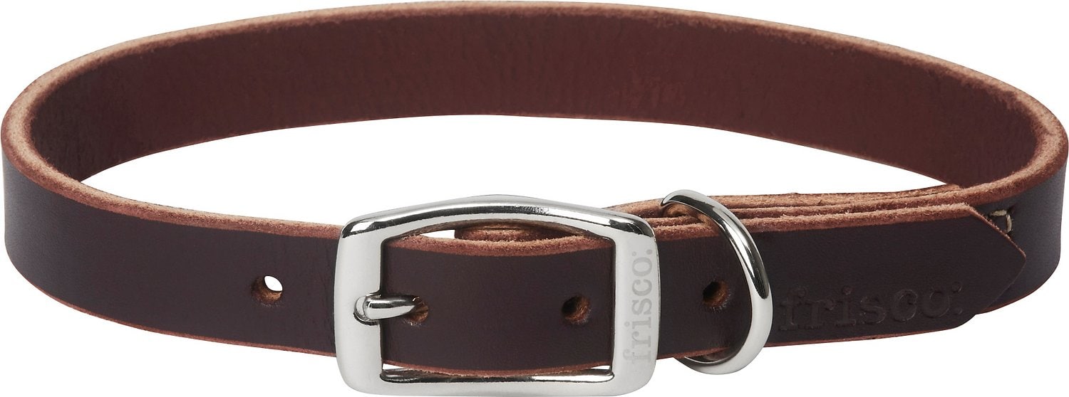 Frisco Top Grain Leather Collar