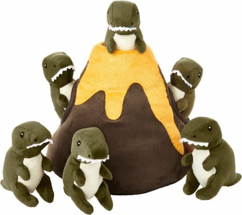 Frisco Volcano Hide & Seek Puzzle Plush Squeaky Dog Toy