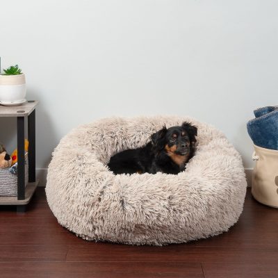 FurHaven Cuddler Bolster Dog Bed