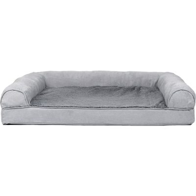 FurHaven Plush & Suede Orthopedic Sofa Cat & Dog Bed