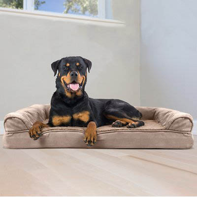FurHaven Plush & Suede Orthopedic Sofa Cat & Dog Bed