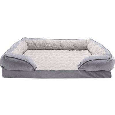 FurHaven Velvet Cooling Dog Bed
