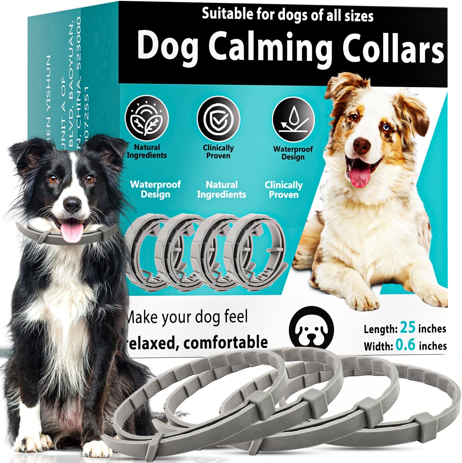 GIOVARA Calming Collar for Dogs