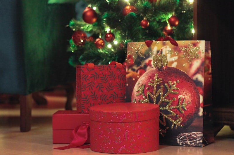 Gifts under christmas tree