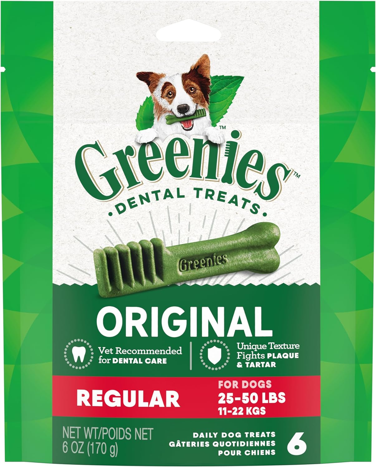 Greenies Regular Dental Dog Treats