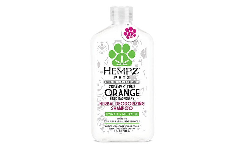 Hempz® Petz Herbal Deodorizing Shampoo - Creamy Citrus Orange & Red Raspberry