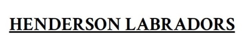 Henderson labradors logo