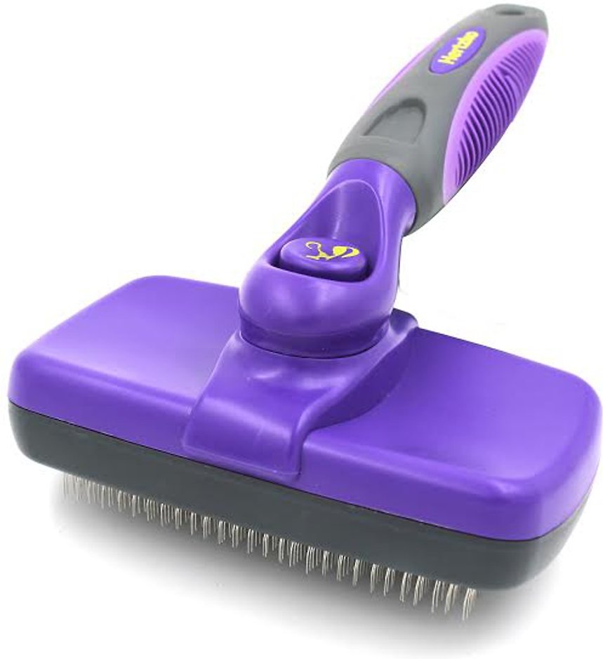 Hertzko Self-Cleaning Dog & Cat Slicker Brush