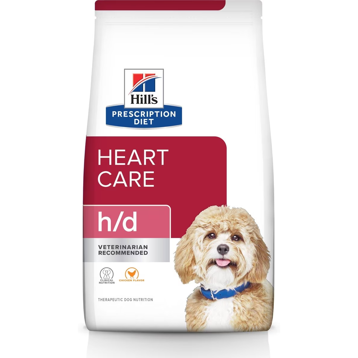 Hill's Prescription Diet h_d Heart Care Chicken Flavor Dry Dog Food