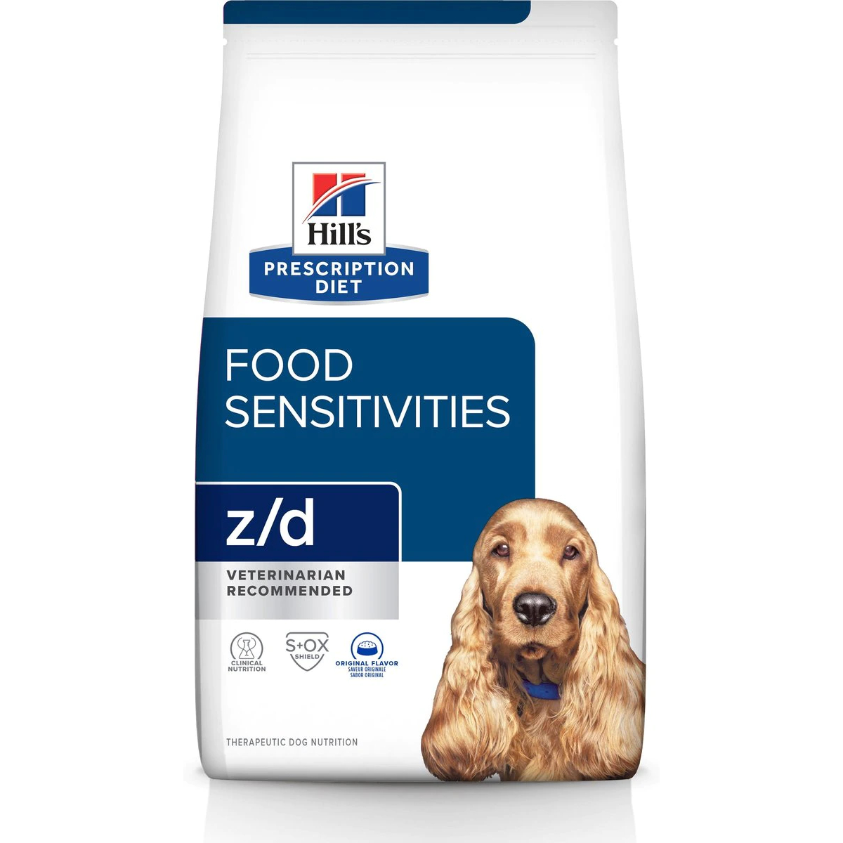 Hill's Prescription Diet z_d Skin_Food Sensitivities Original Flavor Dry Dog Food