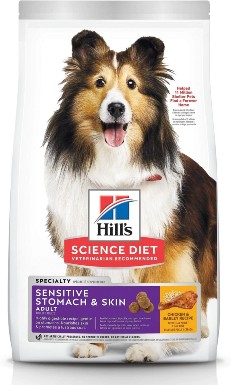 Hill's Science Diet Adult Sensitive Stomach & Skin Chicken Recipe Dry Dog Food