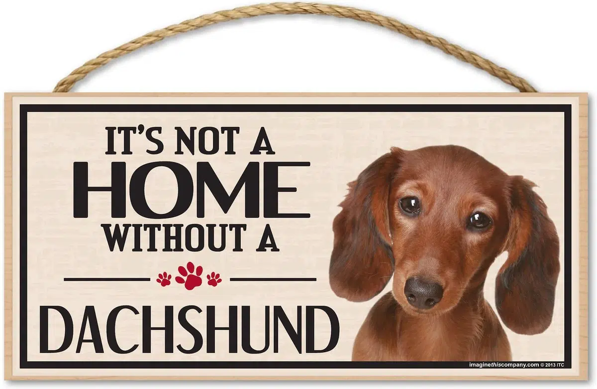 Imagine This Company "It's Not a Home Without" Wood Breed Sign