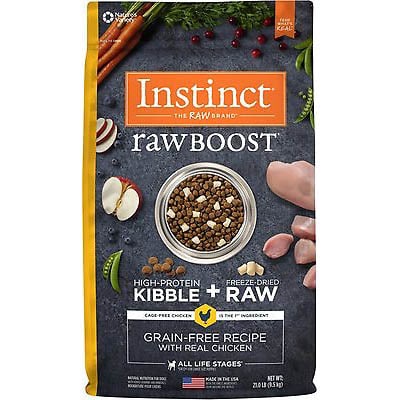 Instinct Raw Boost Grain-Free Recipe with Real Chicken & Freeze-Dried 