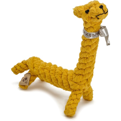 Jax and Bones Jerry The Giraffe Rope Dog Toy