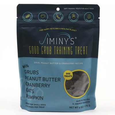 Jiminy’s Good Grub Training Treat Peanut Butter & Cranberry Flavor