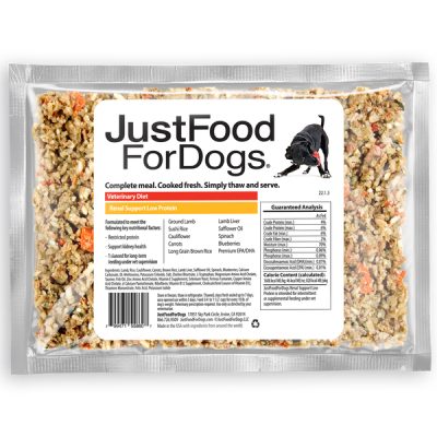 JustFoodForDogs Renal Support Fresh Frozen 