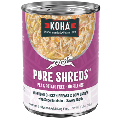 KOHA Pure Shreds Shredded Chicken Breast & Beef Entrée