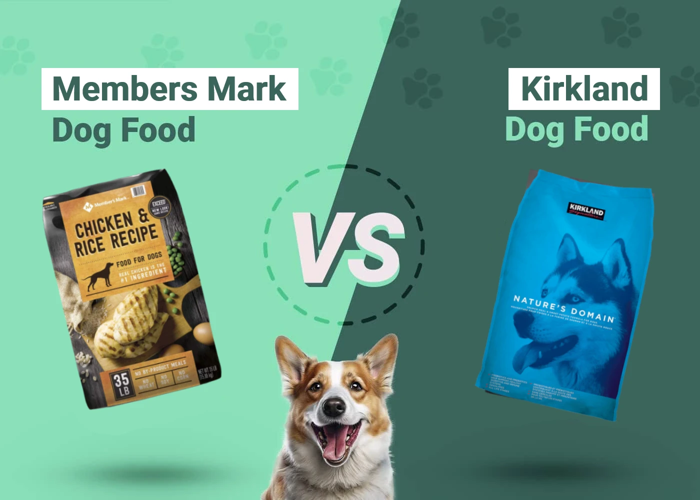 Members Mark vs Kirkland Dog Food - Featured Image