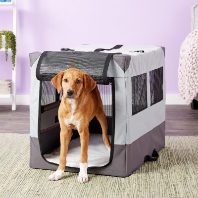 MidWest Homes for Pets Canine Camper Sportable Portable Tent Crate