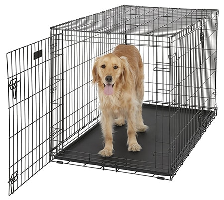 MidWest iCrate Fold & Carry Double Door Collapsible Wire Dog Crate