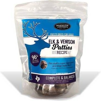 Muenster Elk & Venison Patties Grain-Free Freeze-Dried Treats