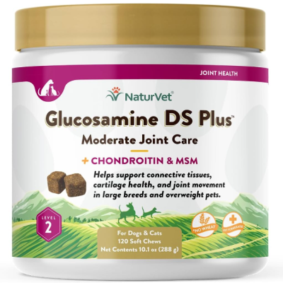 NaturVet Glucosamine DS Plus Moderate Care 