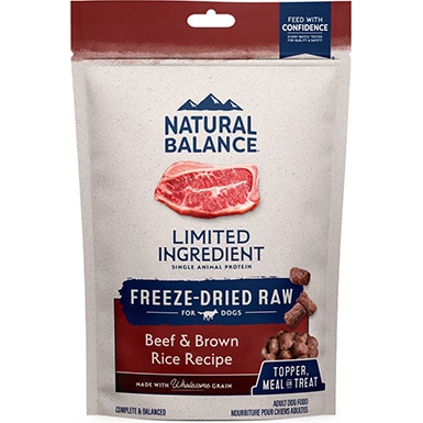 Natural Balance Freeze Dried Raw