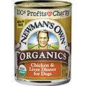 Newman’s Own Organics Grain-Free 95% Chicken & Liver Dinner