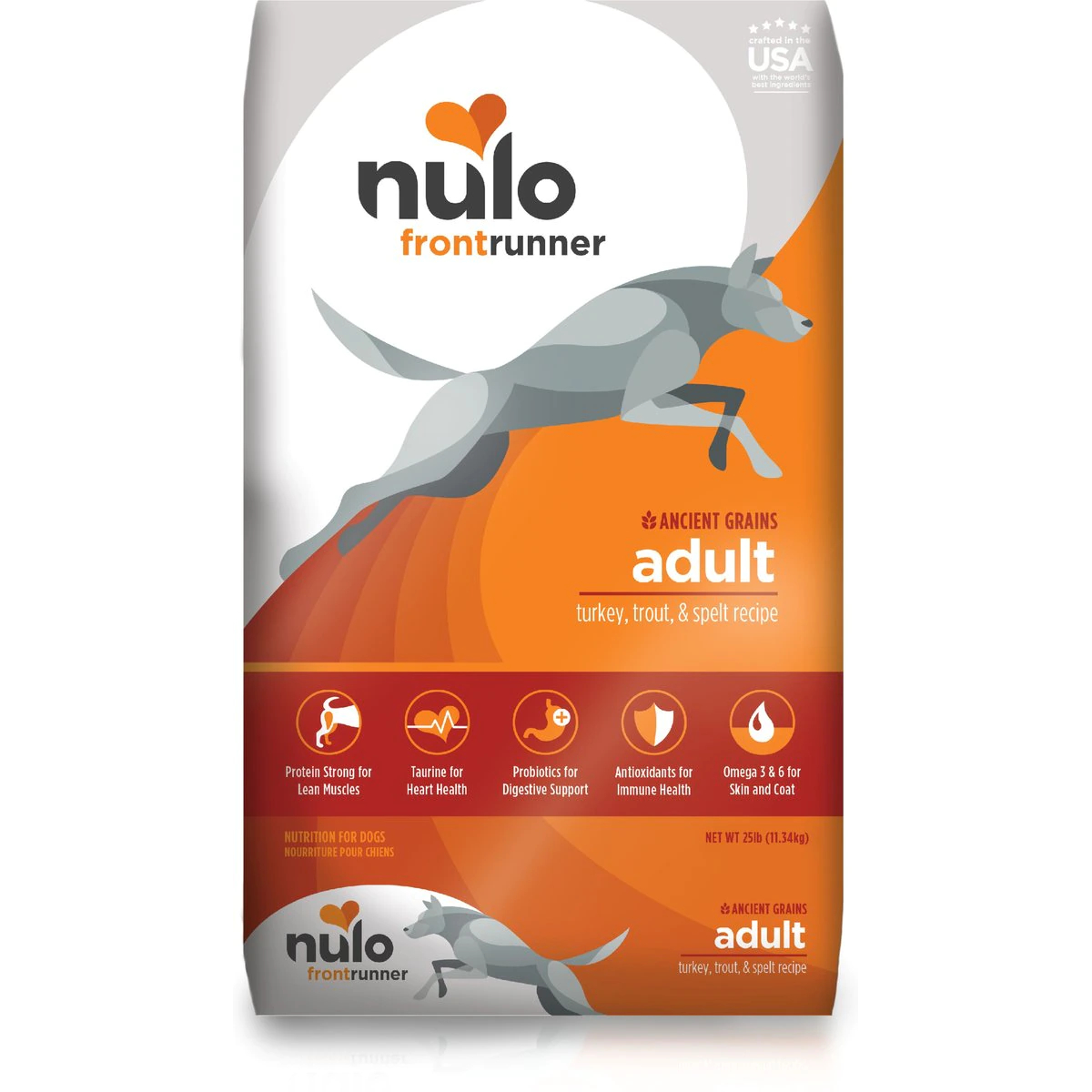 Nulo Frontrunner Ancient Grains Turkey, Trout & Spelt Adult Dry Dog Food