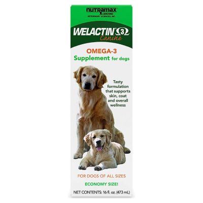 Nutramax Welactin Omega-3 Liquid Skin & Coat Supplement