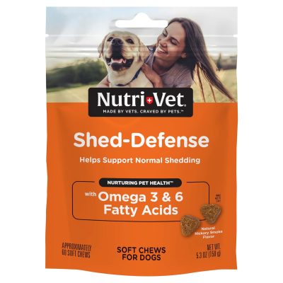 Nutri-Vet Shed Defense Soft Chews Skin & Coat Supplement 