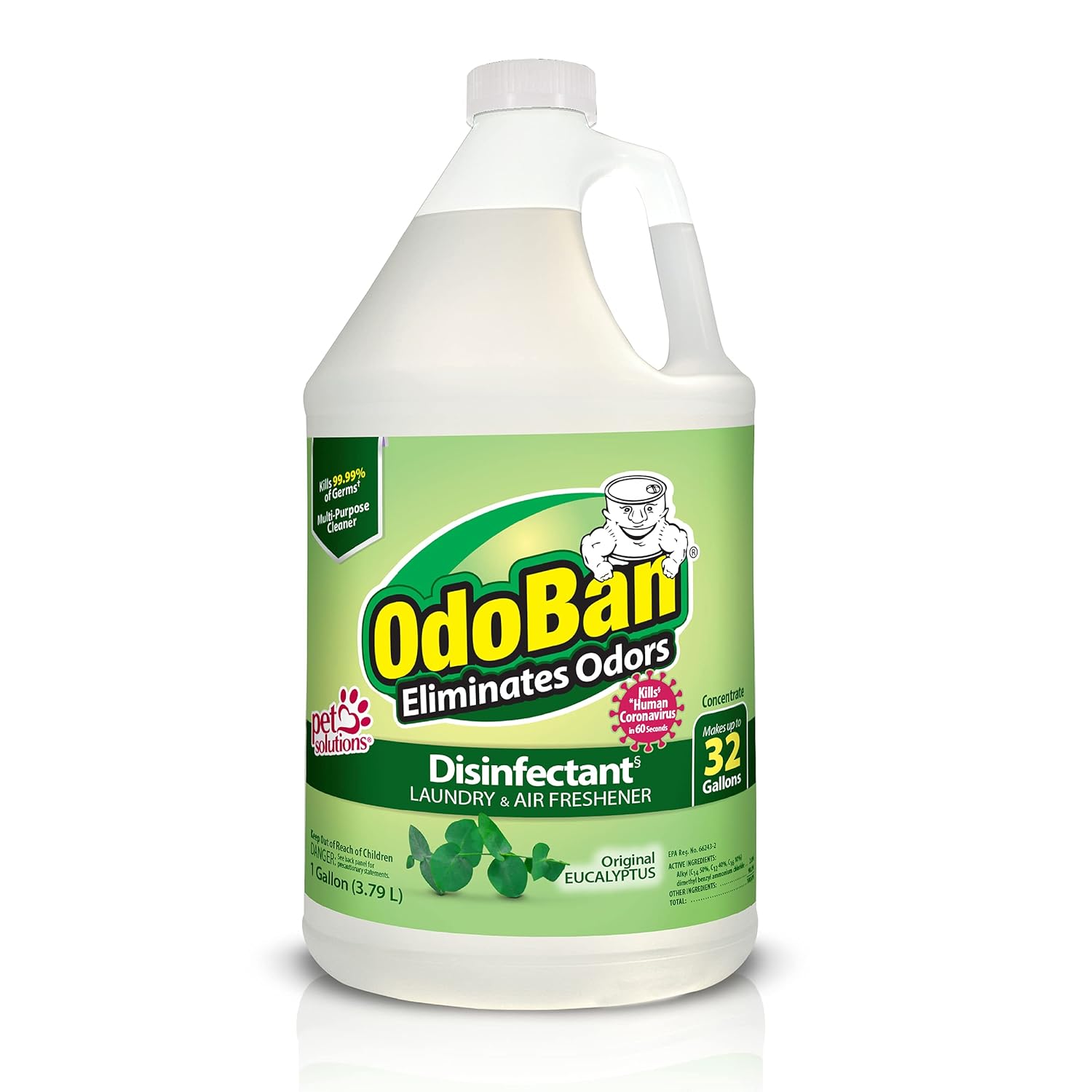 OdoBan Disinfectant Concentrate and Odor Eliminator, 1 Gallon
