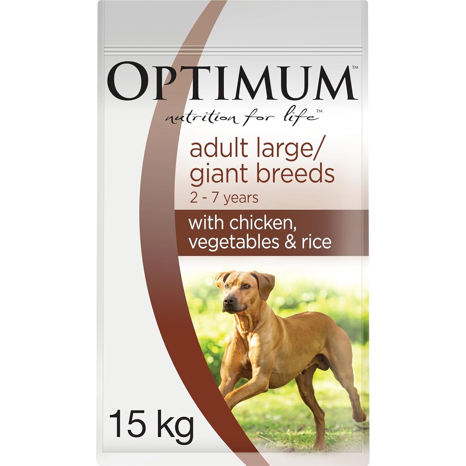 Optimum Adult Large Breed Chicken Rice Dry Dog Food