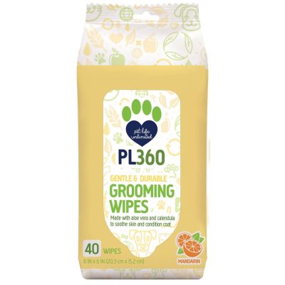 PL360 Mandarin Scented Dog Grooming Wipes