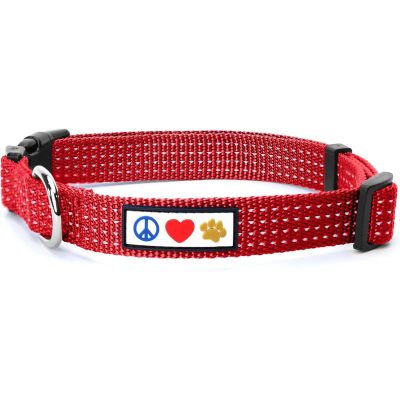Pawtitas Nylon Reflective Dog Collar