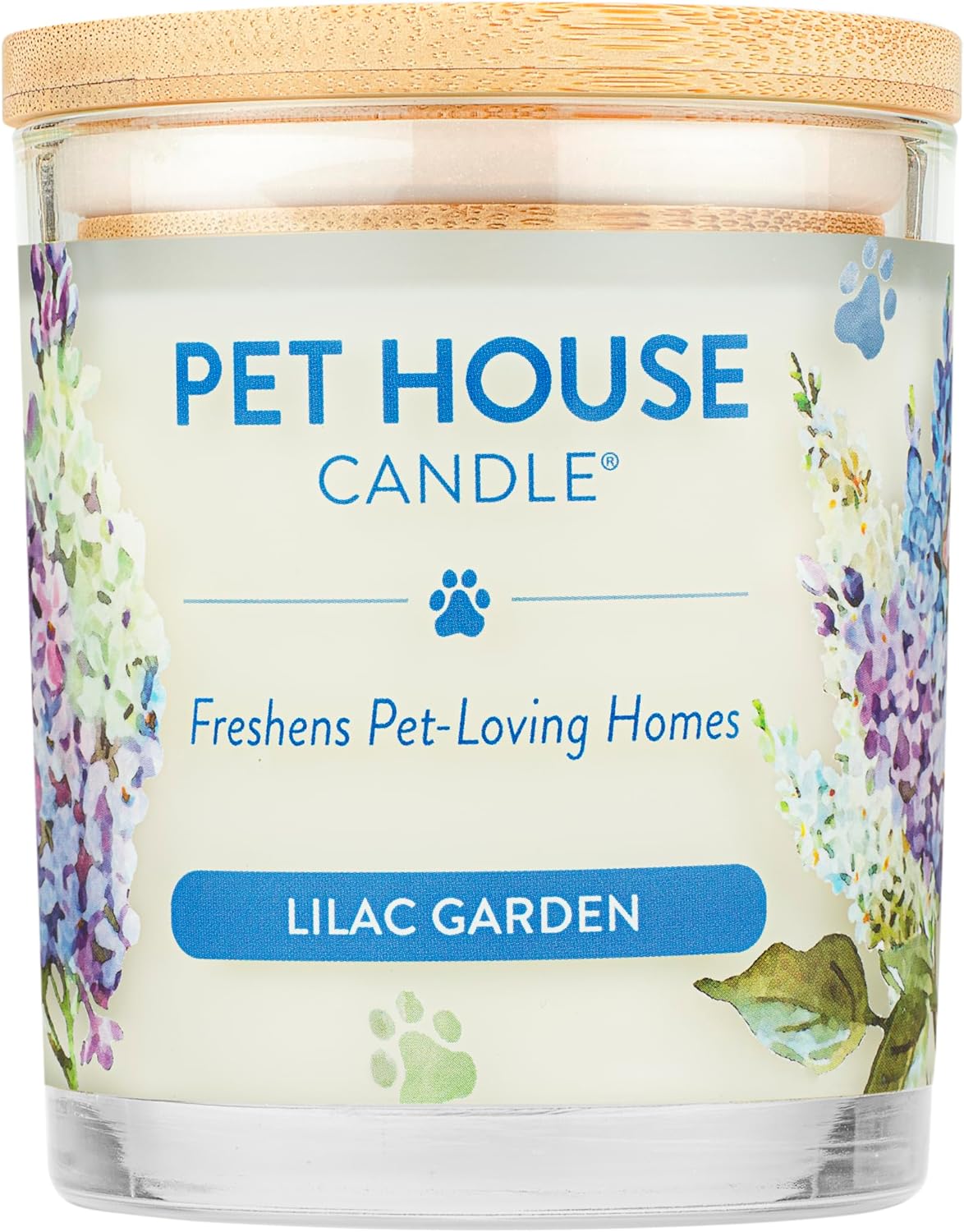 Pet House Lilac Garden Natural Plant-Based Wax Candle