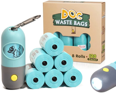 Potaroma LED Flashlight Dog Poop Bag Dispenser