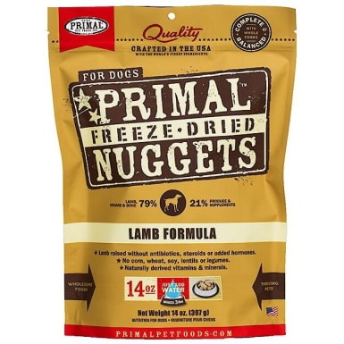 Primal Freeze-Dried Nuggets Lamb Formula