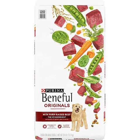 Purina Beneful Originals With Farm-Raised Beef Real Meat Dog Food