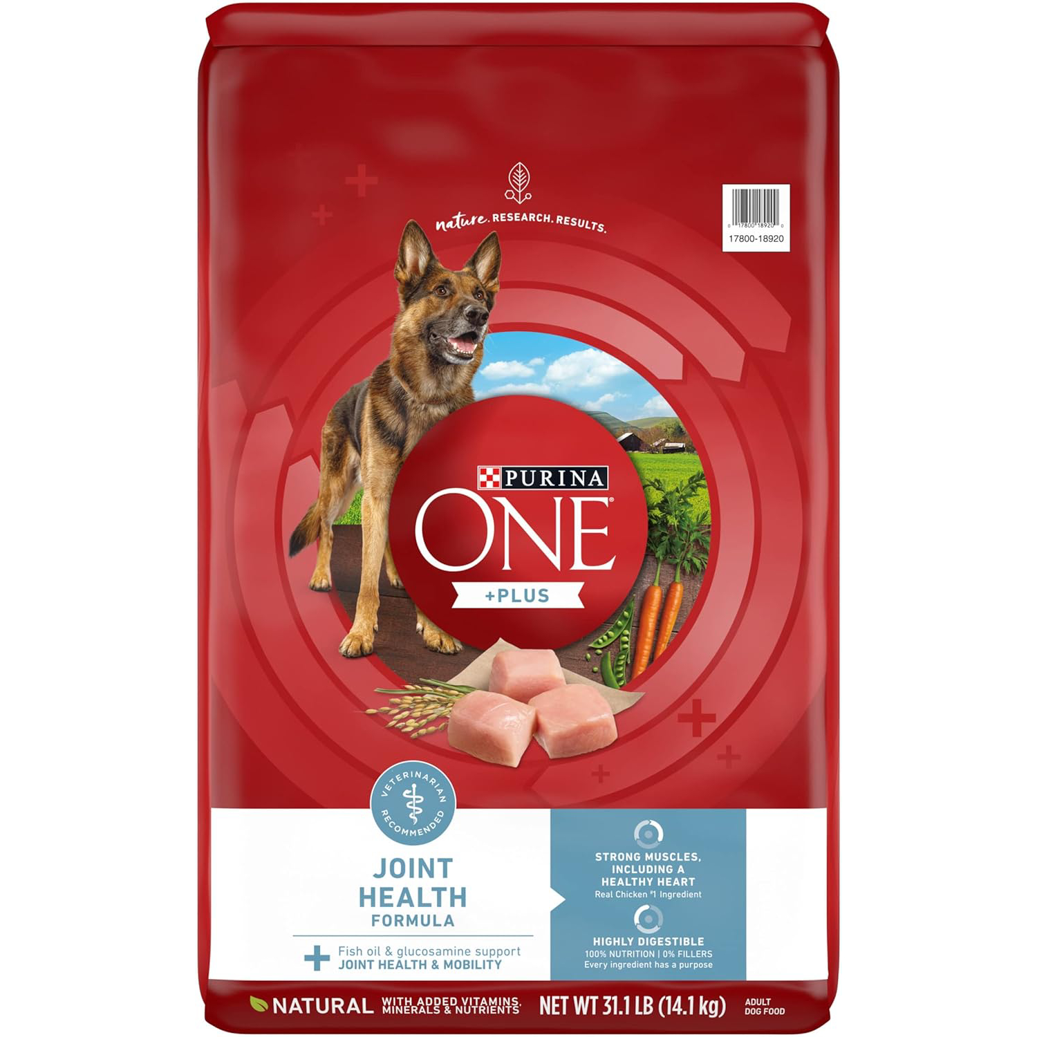 Purina ONE Plus Joint Health Formula Natural With Added Vitamins, Minerals and Nutrients Dry Dog Food