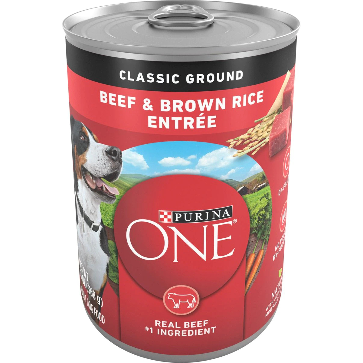 Purina ONE SmartBlend Classic Ground Beef & Brown Rice Entree Adult Canned Dog Food