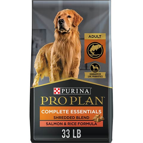 Purina Pro Plan Adult Shredded Blend Salmon & Rice Formula Dry Dog Food