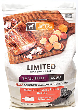 Simply Nourish Small Breed Adult Salmon and Sweet Potato Dry Dog Food