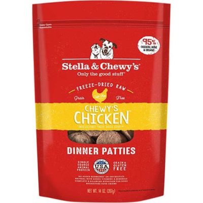 Stella & Chewy’s Chicken Dinner Patties Freeze-Dried Raw Dog Food