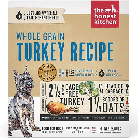 The Honest Kitchen Whole Grain Turkey Recipe Dehydrated Dog Food