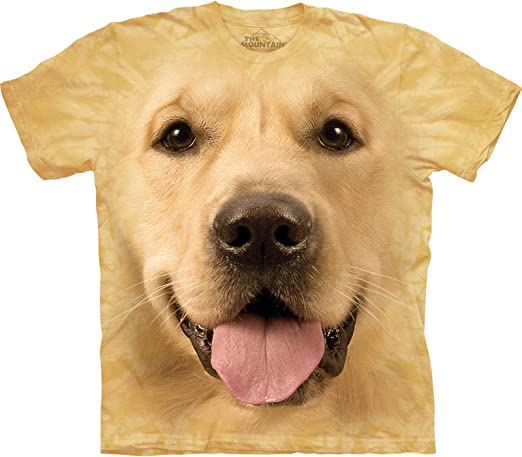 The Mountain Men's Big Face Golden T-Shirt